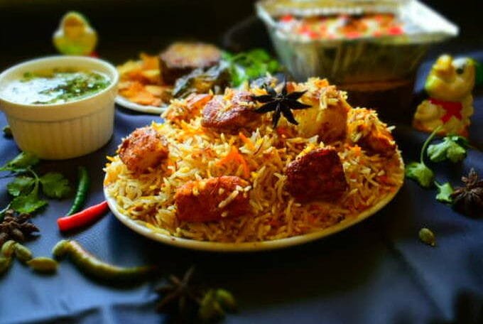 Paneer Tikka Biryani